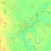 Szolnok topographic map, elevation, terrain