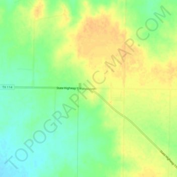 Westover topographic map, elevation, terrain