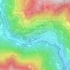 Golde topographic map, elevation, terrain