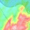 Copelands Tetons topographic map, elevation, terrain