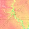 Fort Dodge topographic map, elevation, terrain