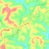 Hickory topographic map, elevation, terrain