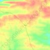 Umpire topographic map, elevation, terrain