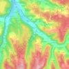 La Grangette topographic map, elevation, terrain