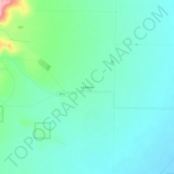 La Garita topographic map, elevation, terrain