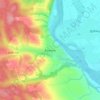 Kozyna topographic map, elevation, terrain