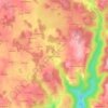 Passevite topographic map, elevation, terrain