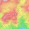 Kotur topographic map, elevation, terrain