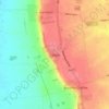 Coleby topographic map, elevation, terrain