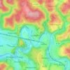 Schladern topographic map, elevation, terrain