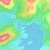 Glengarriff topographic map, elevation, terrain