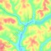 Oneida topographic map, elevation, terrain