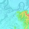 Srbac topographic map, elevation, terrain