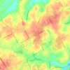 Thornton topographic map, elevation, terrain