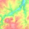 Champ de Crozon topographic map, elevation, terrain