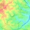 Hamilton Lakes topographic map, elevation, terrain