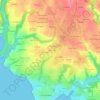 Le Zins topographic map, elevation, terrain