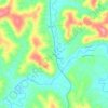 Artic topographic map, elevation, terrain