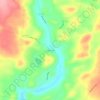 Cedar Lake topographic map, elevation, terrain