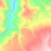 Sallicancha topographic map, elevation, terrain