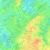 Creesville topographic map, elevation, terrain