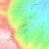 Wakan topographic map, elevation, terrain