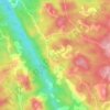 Elah topographic map, elevation, terrain