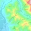 dwara topographic map, elevation, terrain