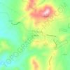 Iron Springs topographic map, elevation, terrain