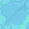 Ludlam Bay topographic map, elevation, terrain