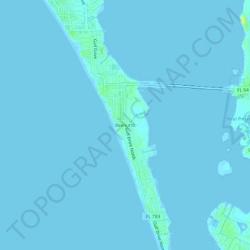 Ilexhurst topographic map, elevation, terrain