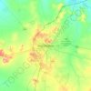 Bloemfontein topographic map, elevation, terrain