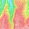 Darré et Pujos topographic map, elevation, terrain