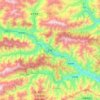 文县 topographic map, elevation, terrain