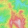 Darjeling para topographic map, elevation, terrain