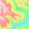 São Mamede topographic map, elevation, terrain