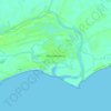 Maroantsetra topographic map, elevation, terrain