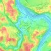 Morgan Heights topographic map, elevation, terrain