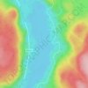 Lac Gaucher topographic map, elevation, terrain