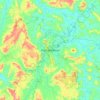 Fianarantsoa topographic map, elevation, terrain
