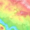 Prenj topographic map, elevation, terrain
