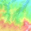 Cajetina topographic map, elevation, terrain