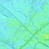 Frankhuis topographic map, elevation, terrain
