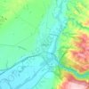 Ashhurst topographic map, elevation, terrain