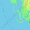 North Captiva Island topographic map, elevation, terrain