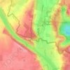 Cannerberg topographic map, elevation, terrain