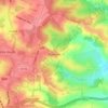 Northaw topographic map, elevation, terrain