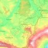 Diyatalawa topographic map, elevation, terrain