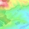 Ruinas do gongo soco topographic map, elevation, terrain