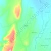 Coffee topographic map, elevation, terrain